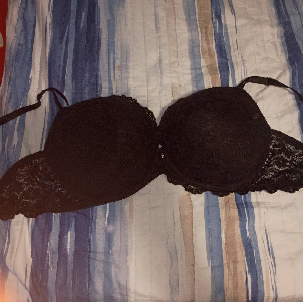 Elegant Black Lace Bra